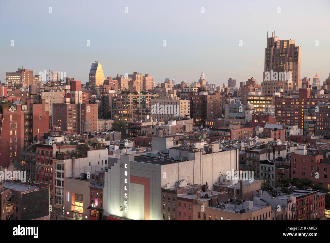 Overview of Chelsea, Manhattan, New York City, New York, United States of America, North America Stock Photo