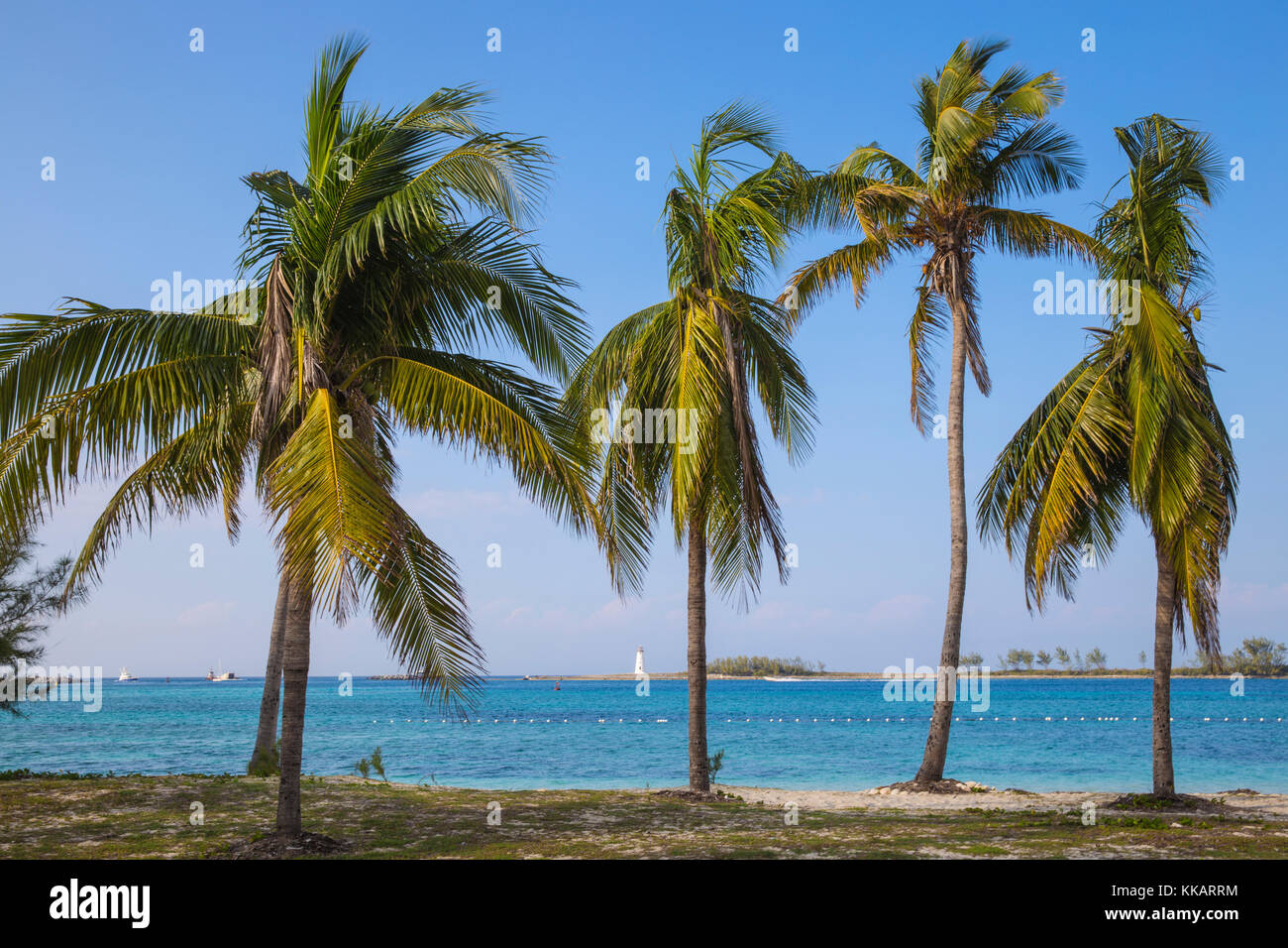 Junkanoo beach, Nassau, Providence Island, Bahamas, West Indies, Caribbean, Central America Stock Photo