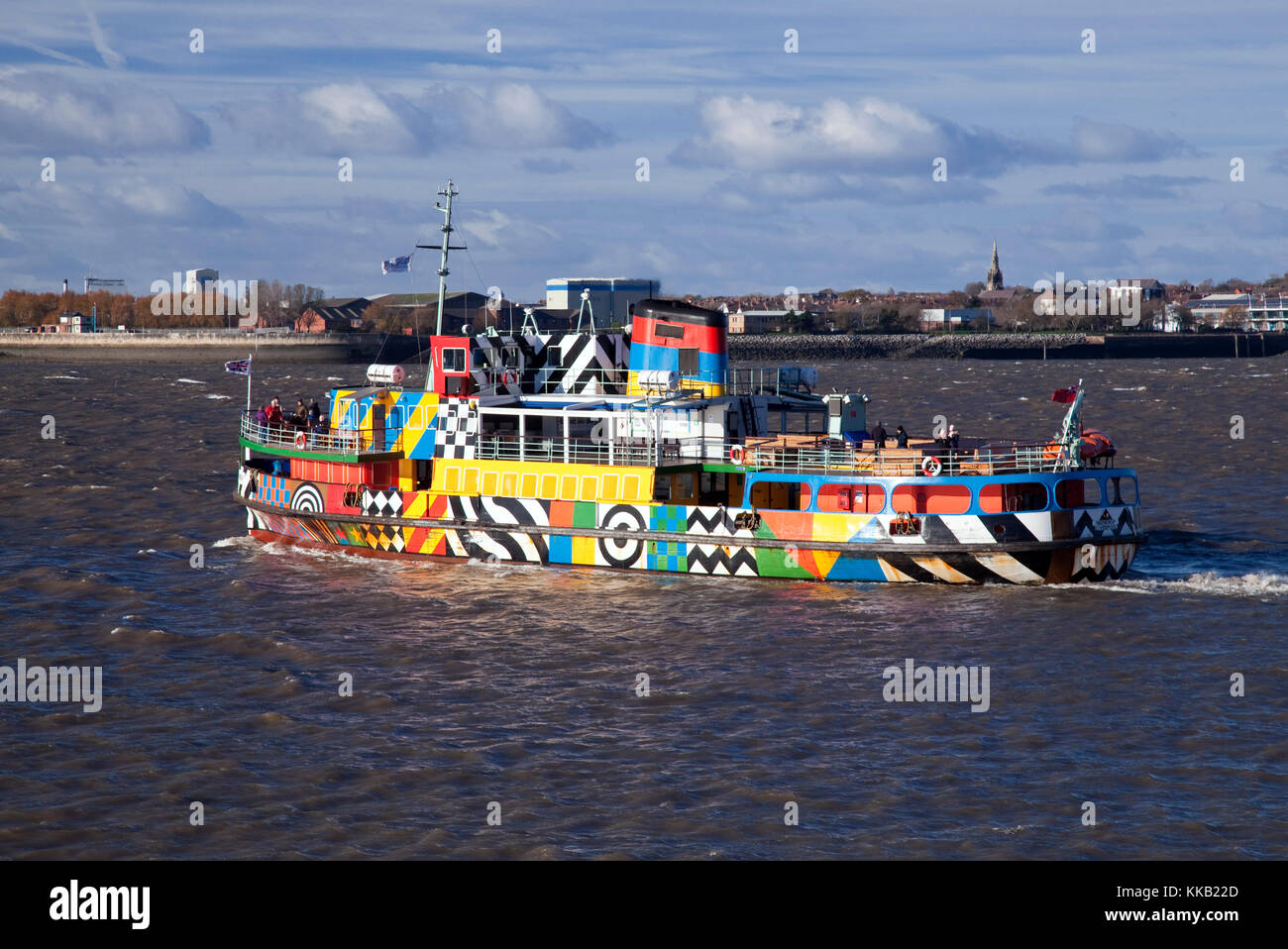 Snowdrop the Dazzle Ferry River Mersey Liverpool Stock Photo