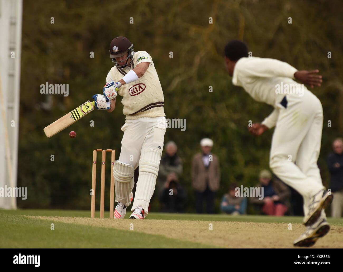 Cricket Oxford University V Surrey CCC Stock Photo Alamy