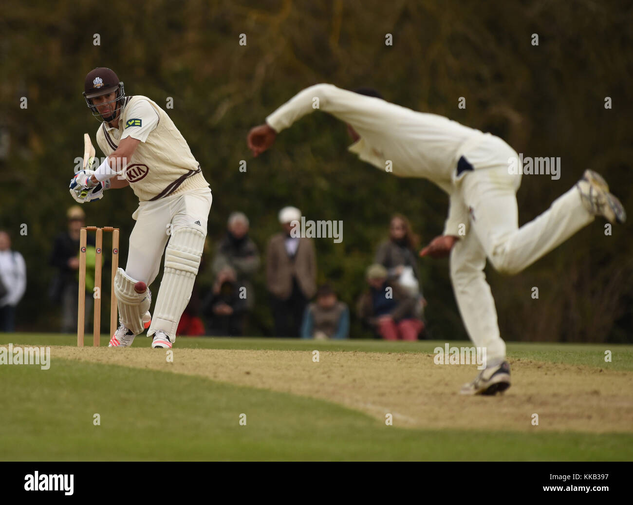 Cricket Oxford University V Surrey CCC Stock Photo Alamy