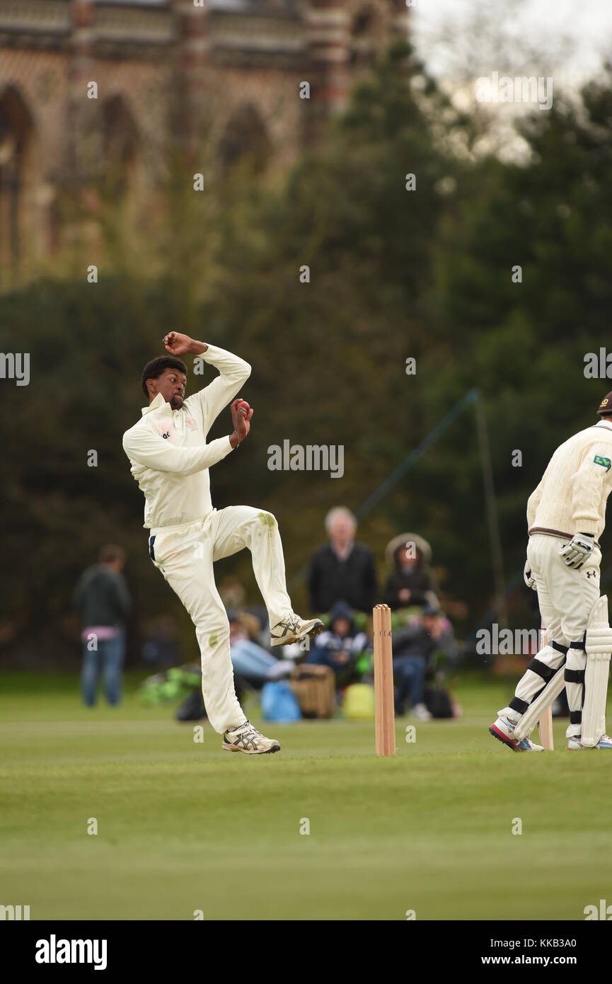Cricket Oxford University V Surrey CCC Stock Photo Alamy