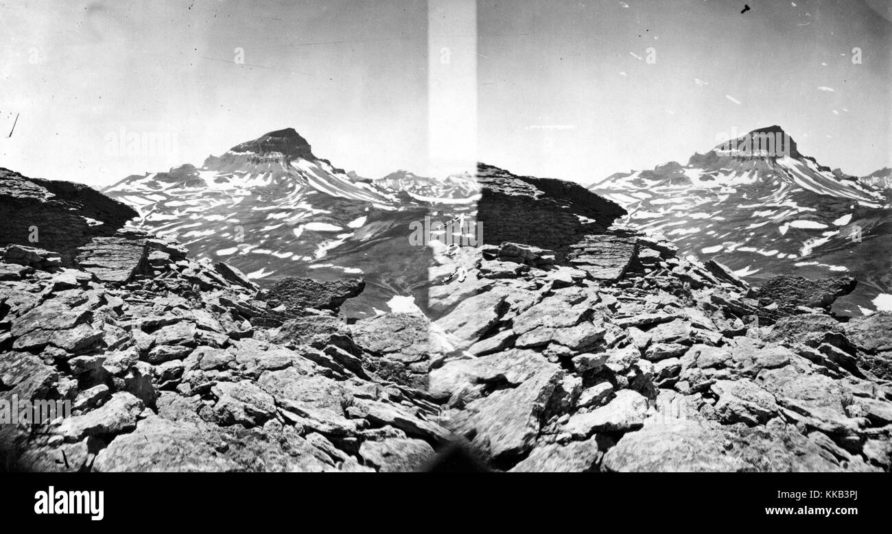 Stereograph of Mountain as seen from the east, Colorado