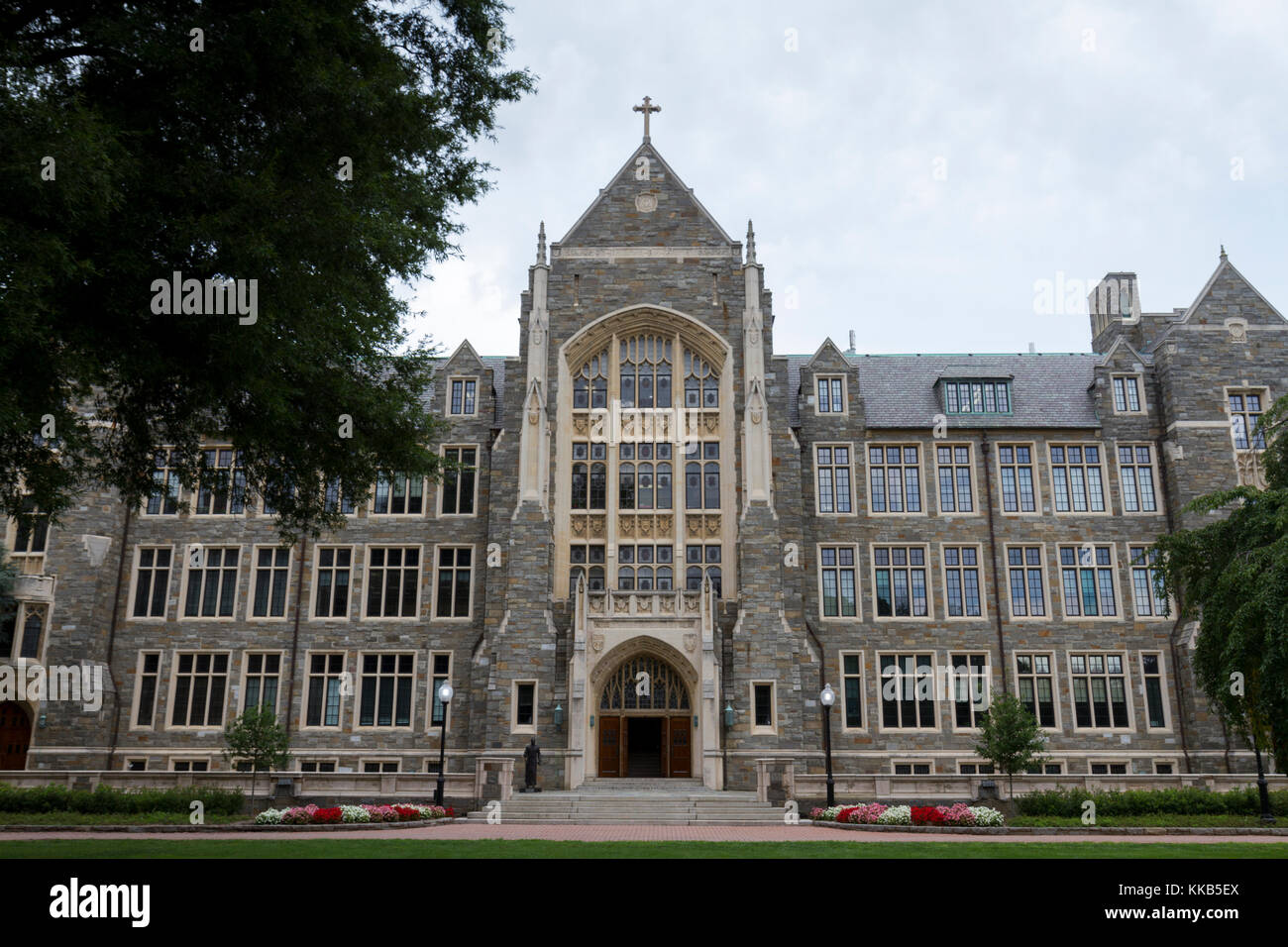 White-Gravenor Hall on the main campus of Georgetown University, Washington DC, United States. Stock Photo