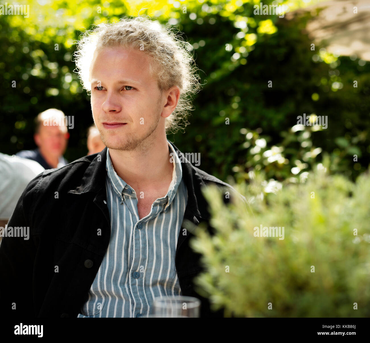 Portrait blond scandinavian man hi-res stock photography and images - Alamy