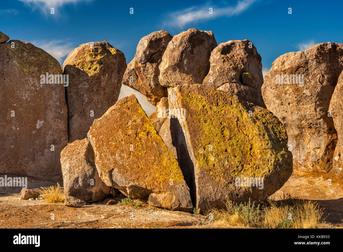 Brightly lit boulders hi-res stock photography and images - Alamy