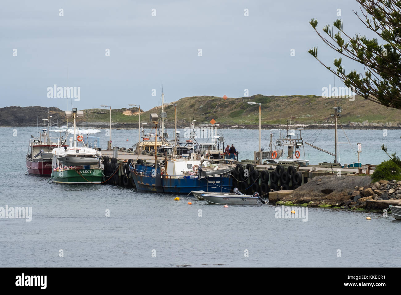 Currie Harbour, King Island, Tasmania, Australia Stock Photo Alamy