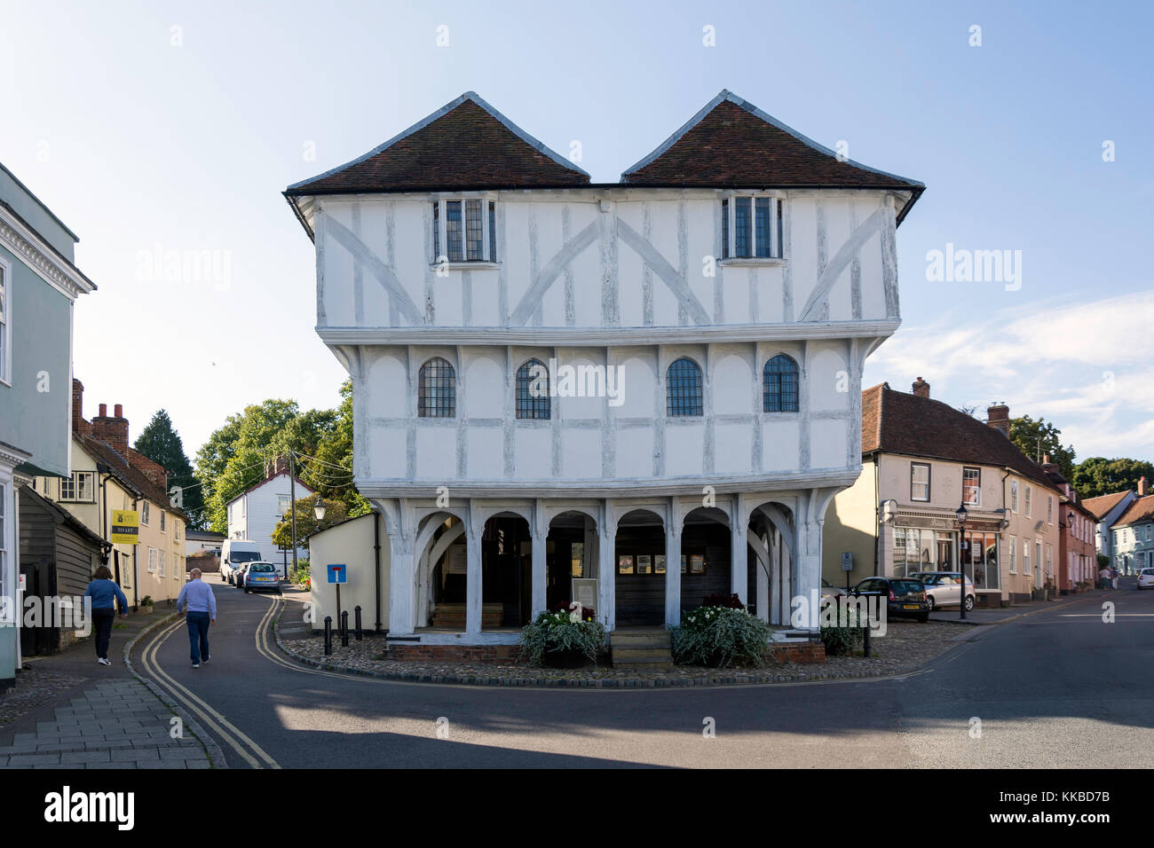 15th century Thaxted Guildhall, Town Street, Thaxted, Essex, England, United Kingdom Stock Photo