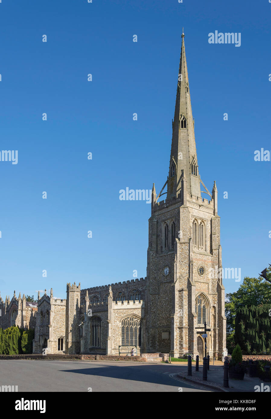 St John the Baptist Parish Church, Watling Street, Thaxted, Essex, England, United Kingdom Stock Photo