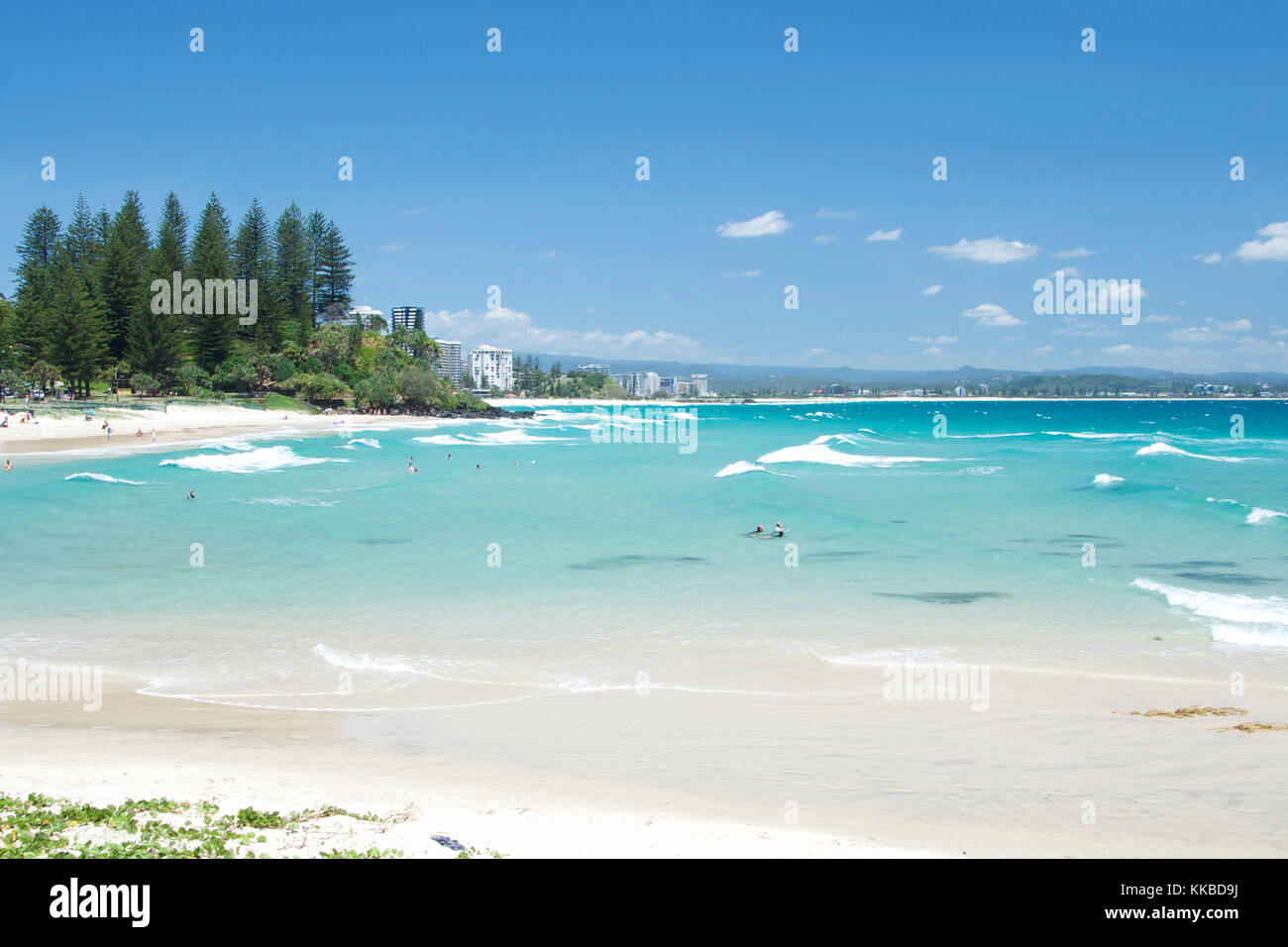 Rainbow bay beach, Australia Stock Photo