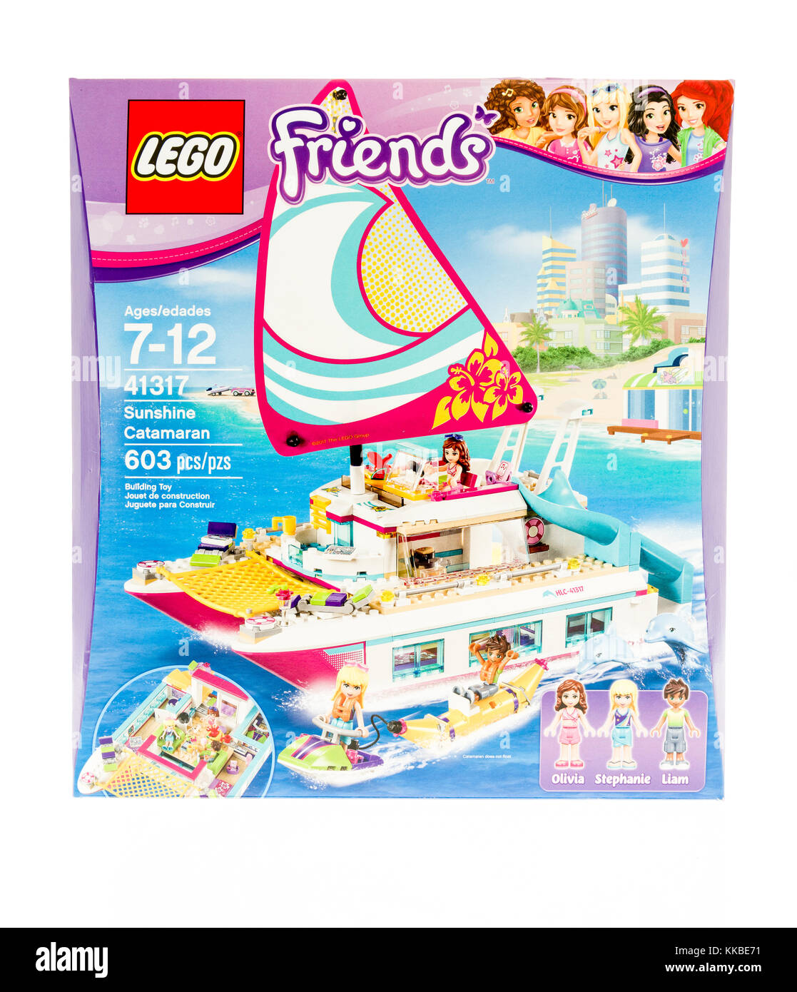 lego uk 41317 sunshine catamaran construction toy
