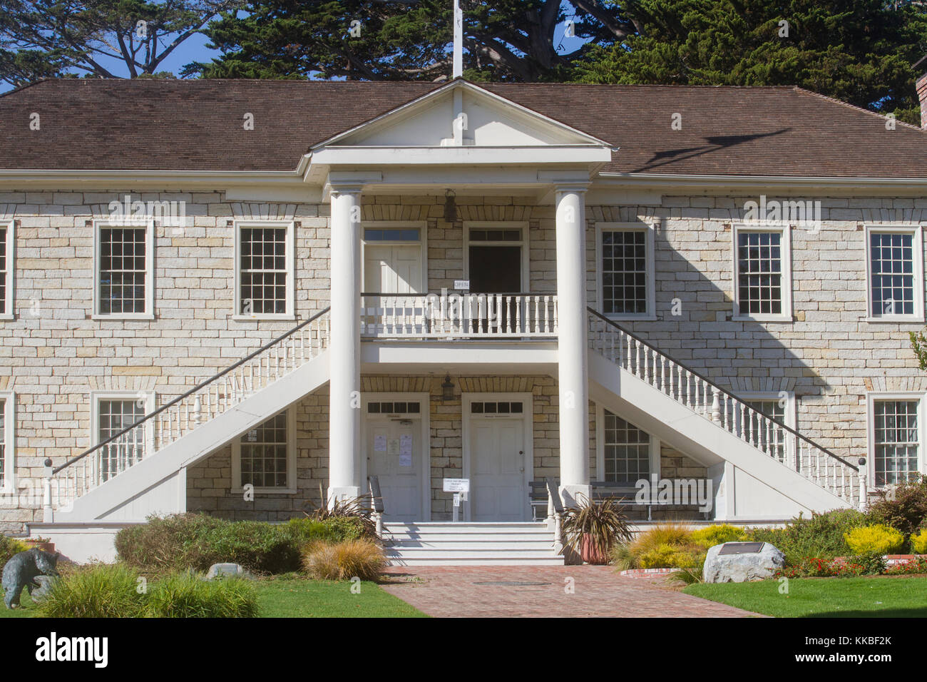 USA, California, Monterey, Colton Hall, museum Stock Photo Alamy