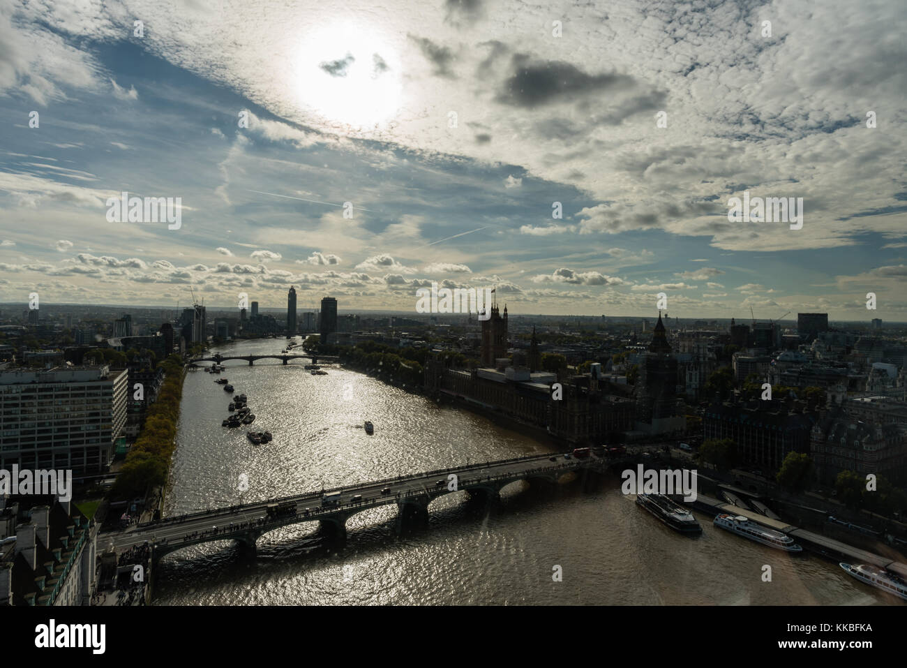 London victoria aerial view hi-res stock photography and images - Alamy