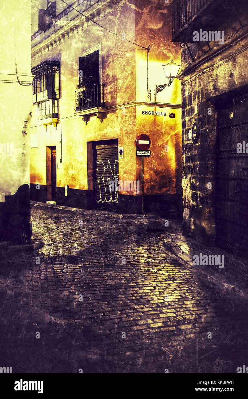 Seville Old Town Stock Photo Alamy