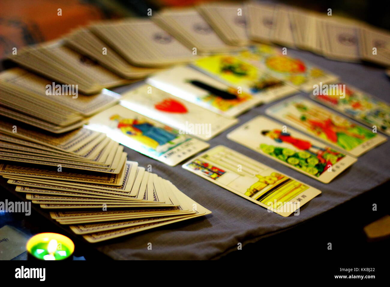 Tarot Card Reading Stock Photo