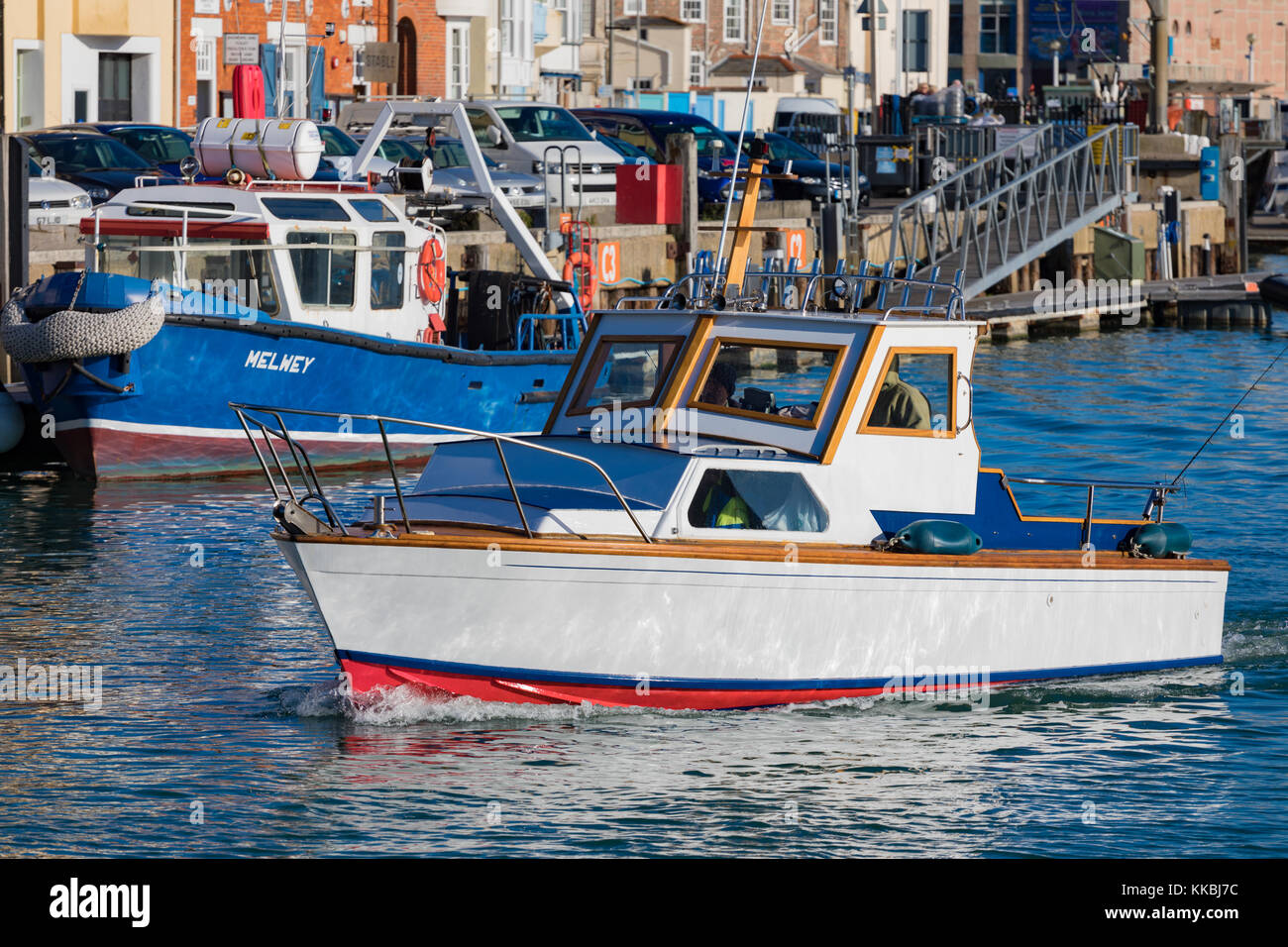 England Dorset Weymouth Portland Weymouth Harbour, houses