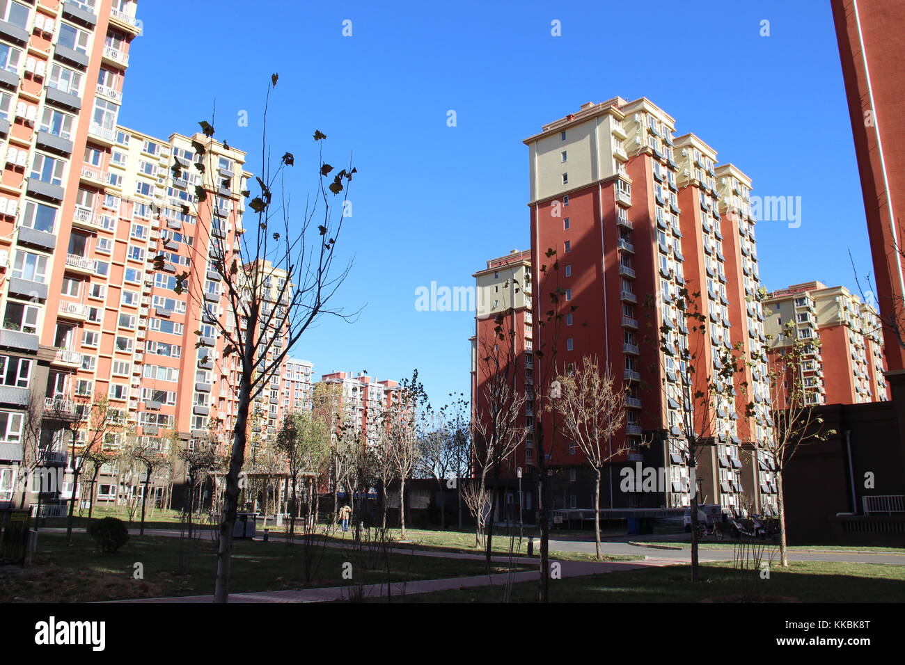Apartment complex in Beijing, China Stock Photo Alamy