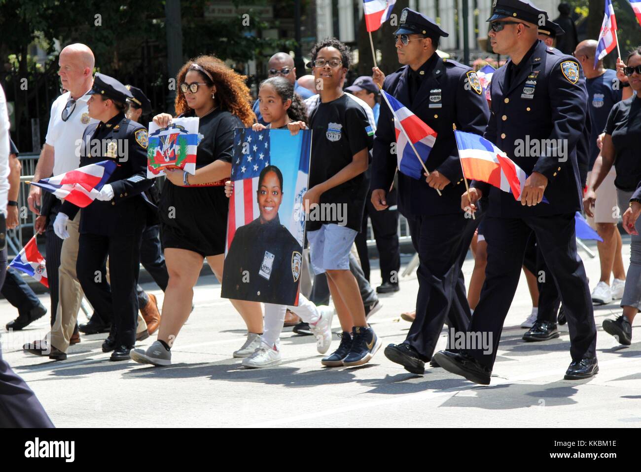 New York First Responders On Parade Duty, New York USA Stock Photo - Alamy