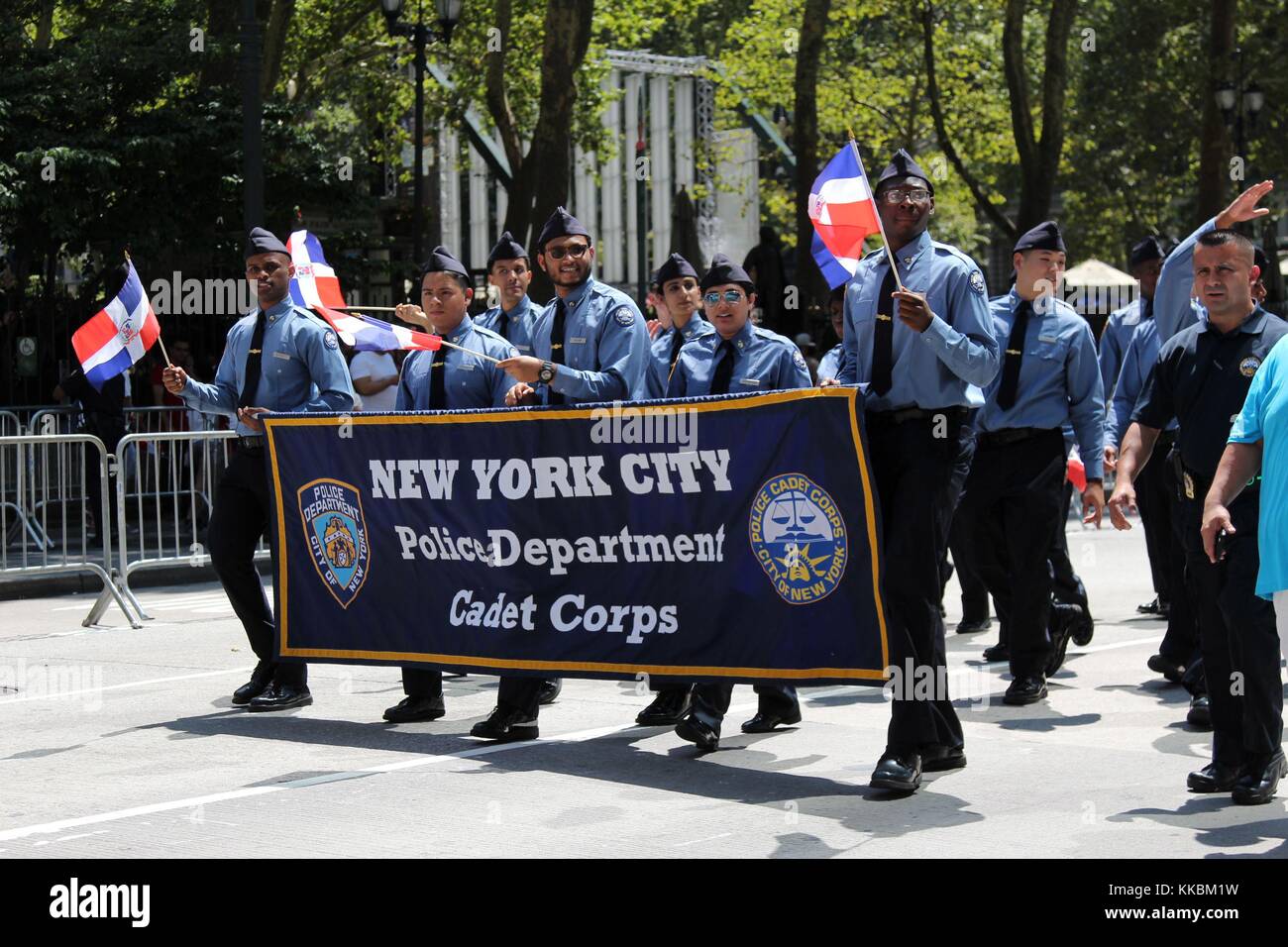 New York First Responders On Parade Duty, New York USA Stock Photo - Alamy