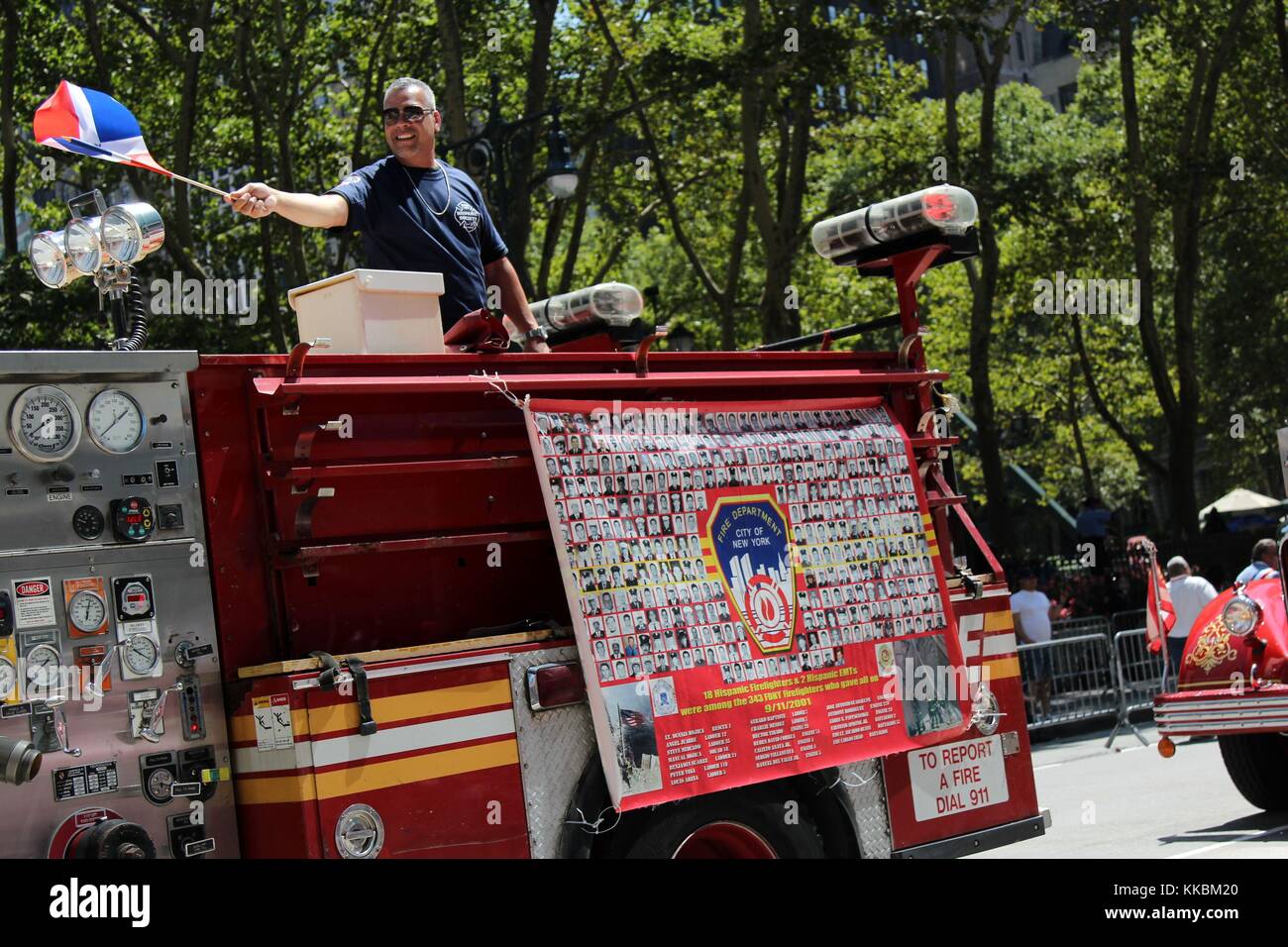 New York First Responders On Parade Duty, New York USA Stock Photo - Alamy