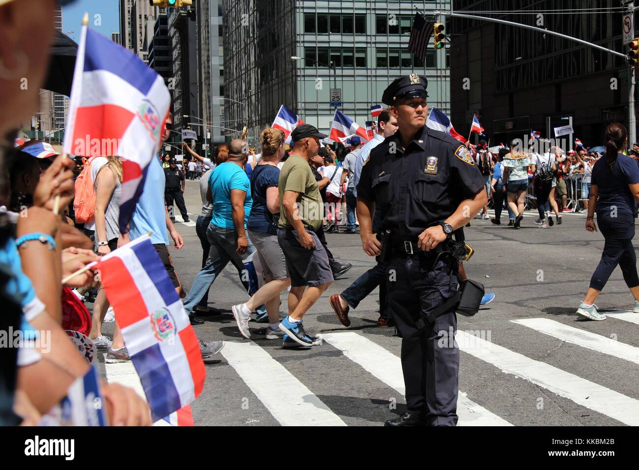 New York First Responders On Parade Duty, New York USA Stock Photo - Alamy