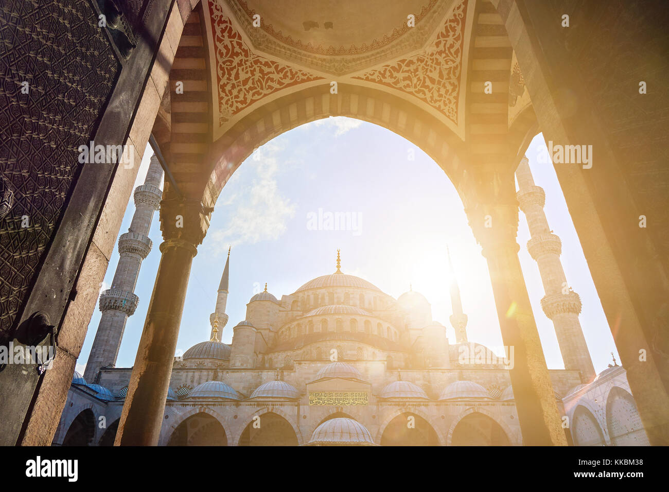 the gates of the Blue Mosque Turkey Istanbul Stock Photo - Alamy