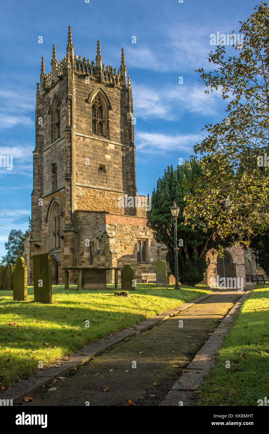 Holme upon Spalding moor historic church located near the Yorkshire