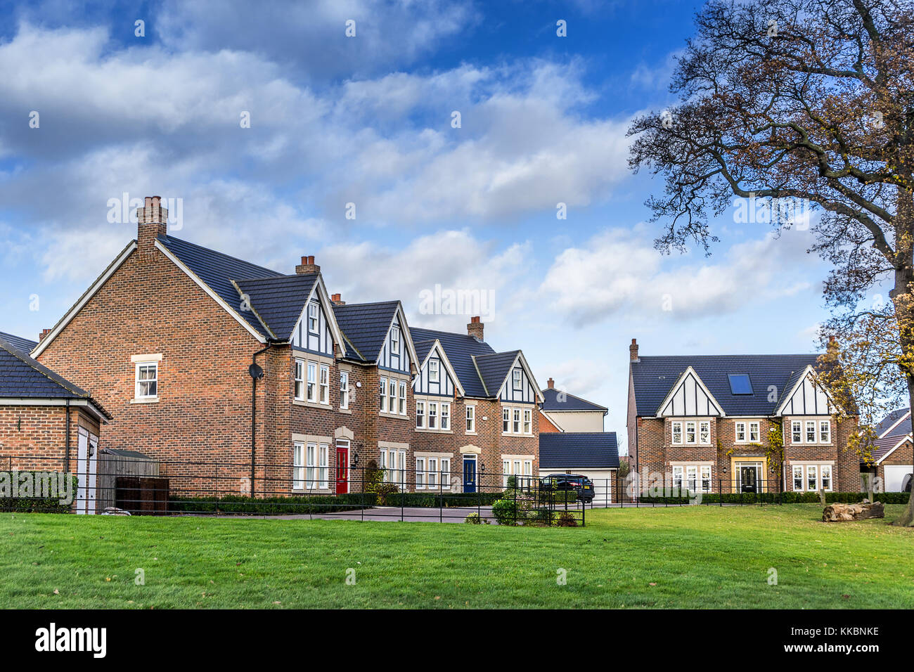 Urban housing in the south of England Stock Photo Alamy