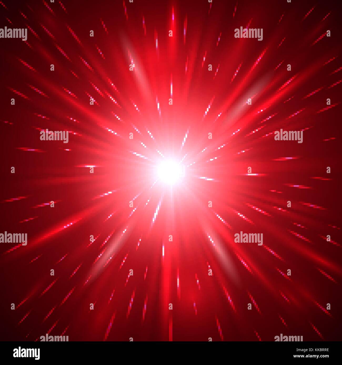Red abstract light background Stock Vector