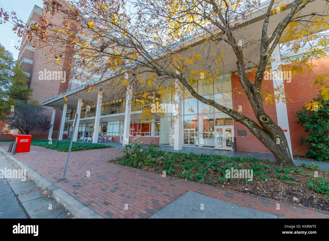 DH Hill Library on November 24, 2017 at North Carolina State University in Raleigh, North Carolina. Stock Photo
