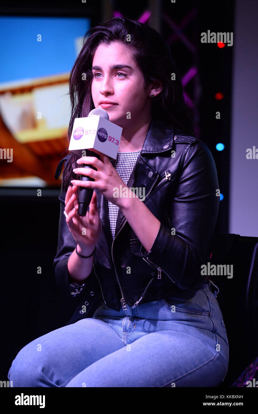 HOLLYWOOD, FL MARCH 01 Lauren Jauregui of Fifth Harmony visits radio