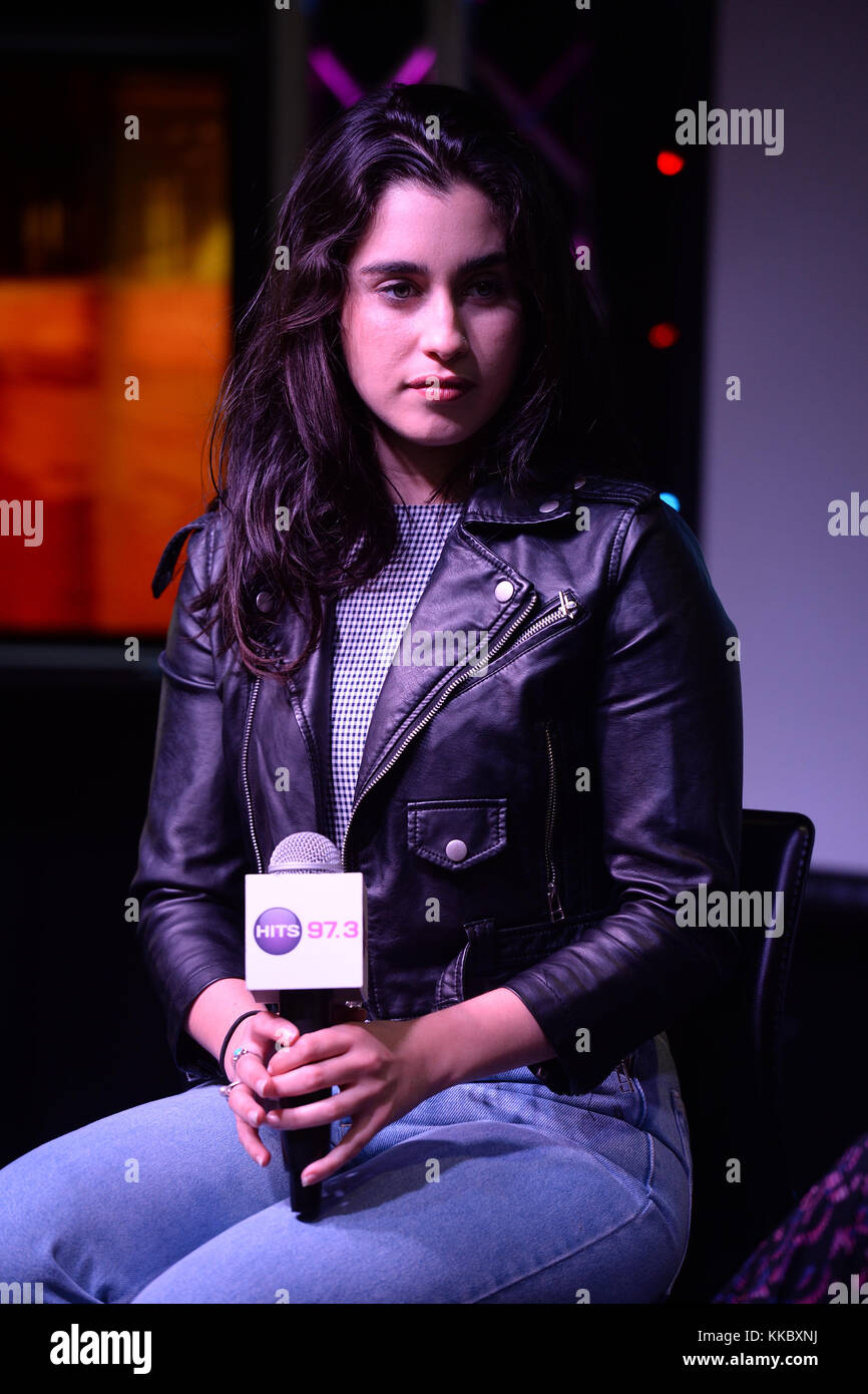 HOLLYWOOD, FL - MARCH 01: Lauren Jauregui of Fifth Harmony visits radio  station 97.3 The Hits on March 1, 2016 in Hollywood, Florida. People:  Lauren Jauregui Stock Photo - Alamy