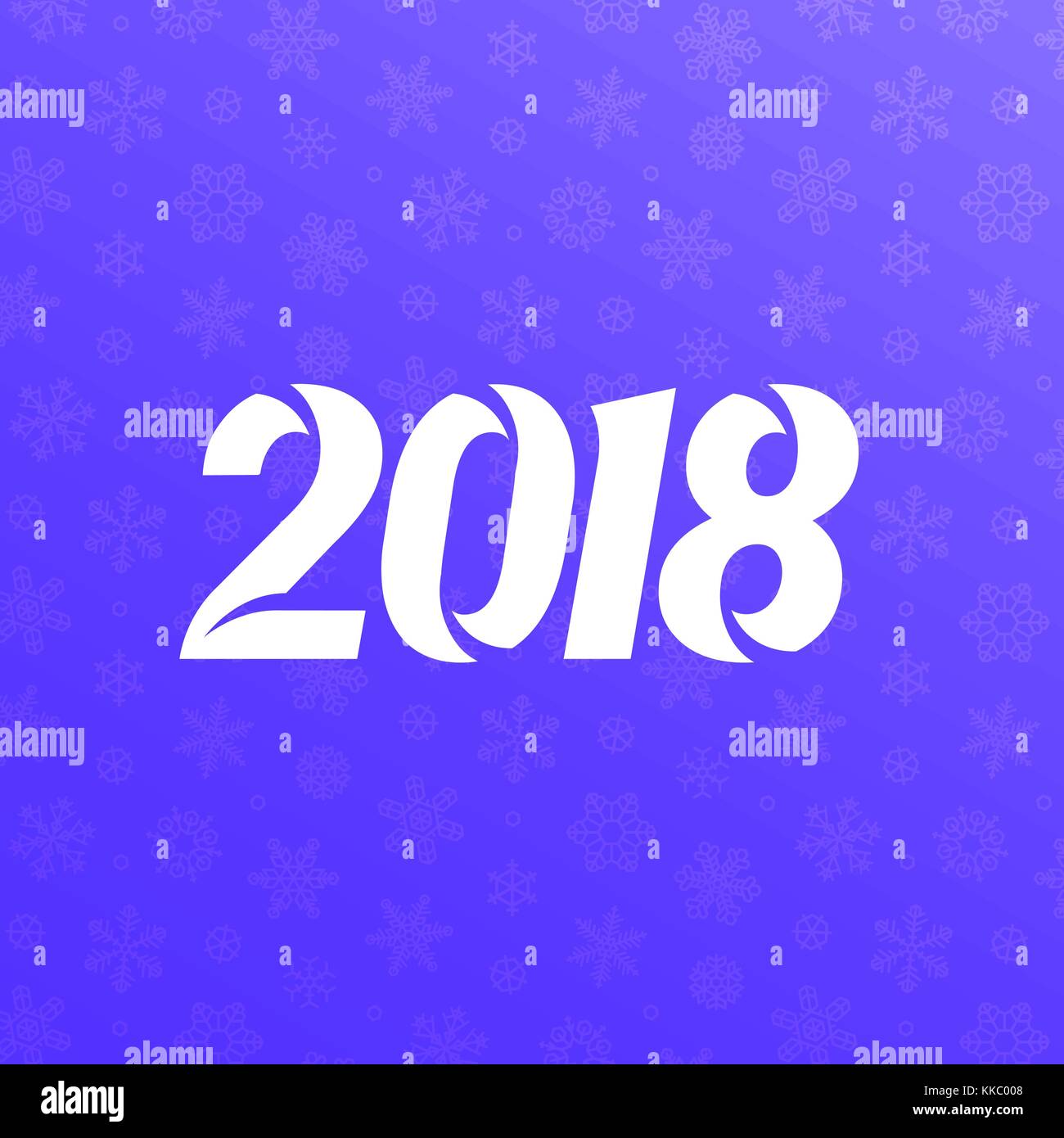 2018 text new year vector Stock Vector Image & Art - Alamy