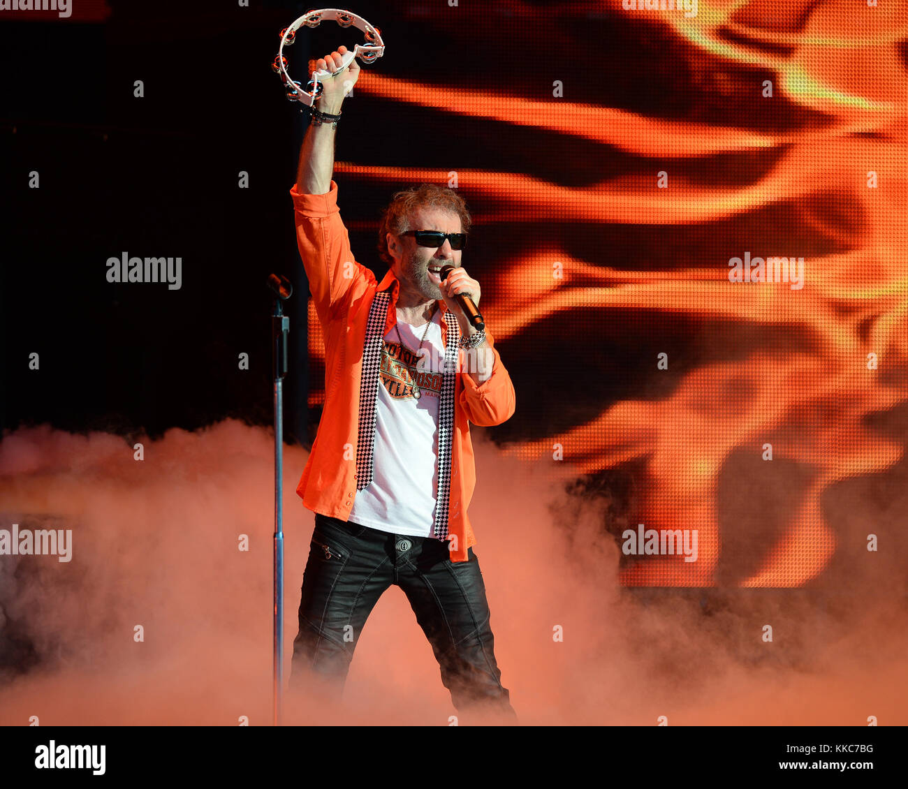 WEST PALM BEACH, FL - MAY 29: Paul Rodgers of Bad Company performs at The Perfect Vodka Amphitheater on May 29, 2016 in West Palm Beach Florida   People:  Paul Rodgers Stock Photo
