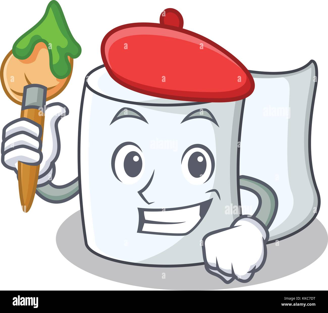 Artist tissue character cartoon style Stock Vector Image & Art - Alamy