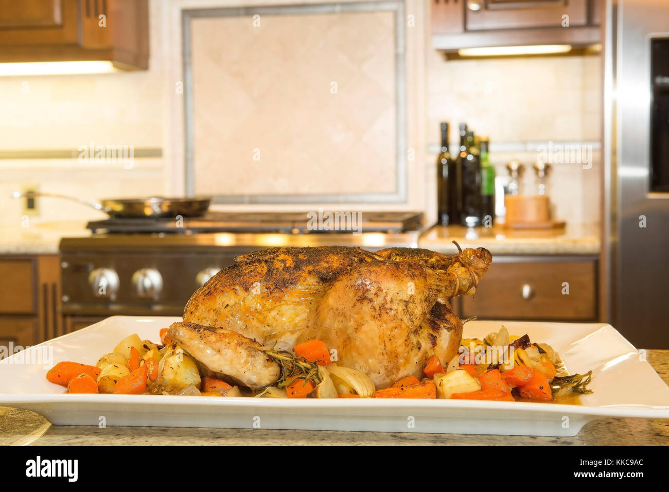 Cooked Chicken Stock Photo - Alamy