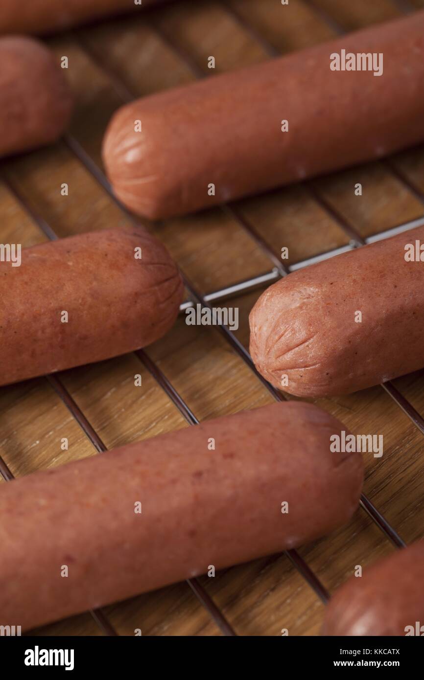 grilled sausages Stock Photo