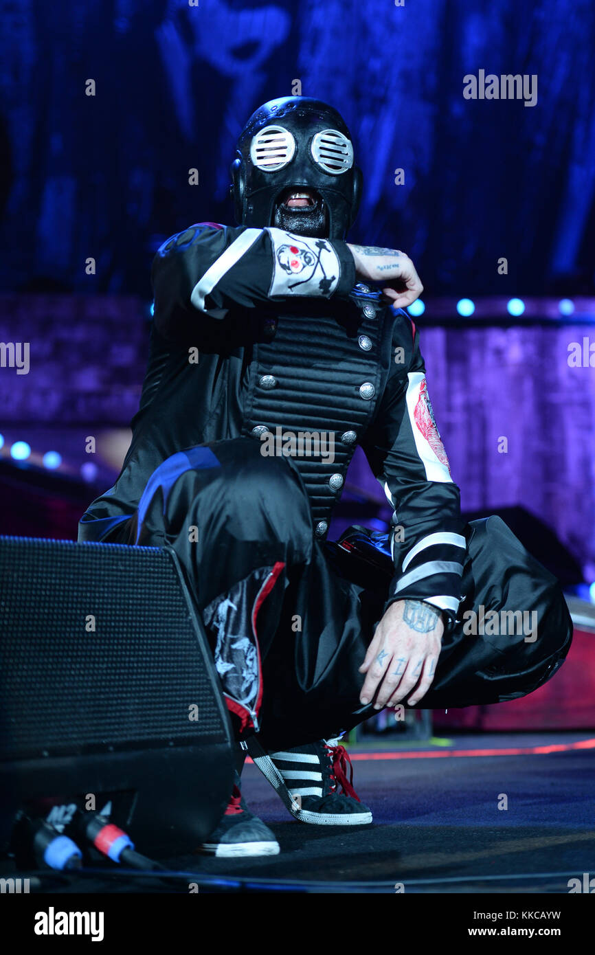 WEST PALM BEACH, FL JULY 24 Shawn Crahan of Slipknot performs at The