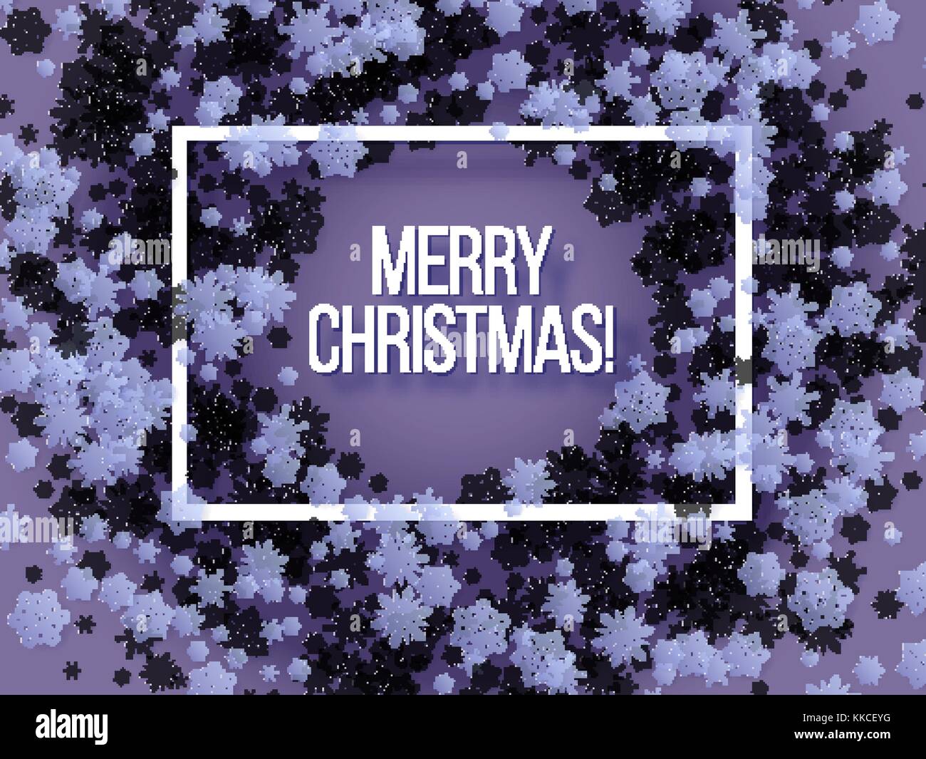 Merry Christmas Greetings card. Stock Vector