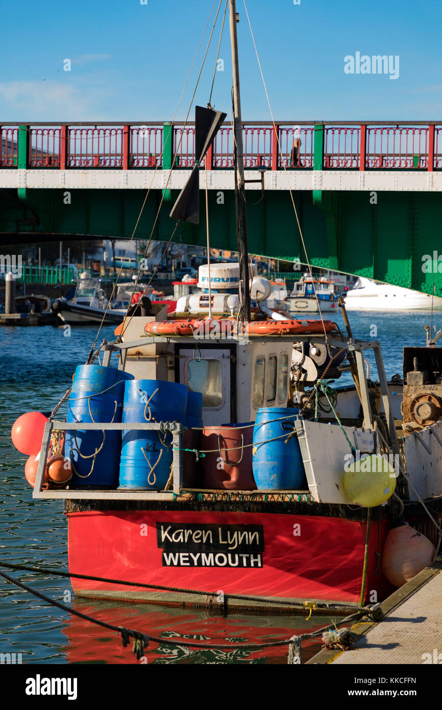 England Dorset Weymouth Portland Weymouth Harbour, houses