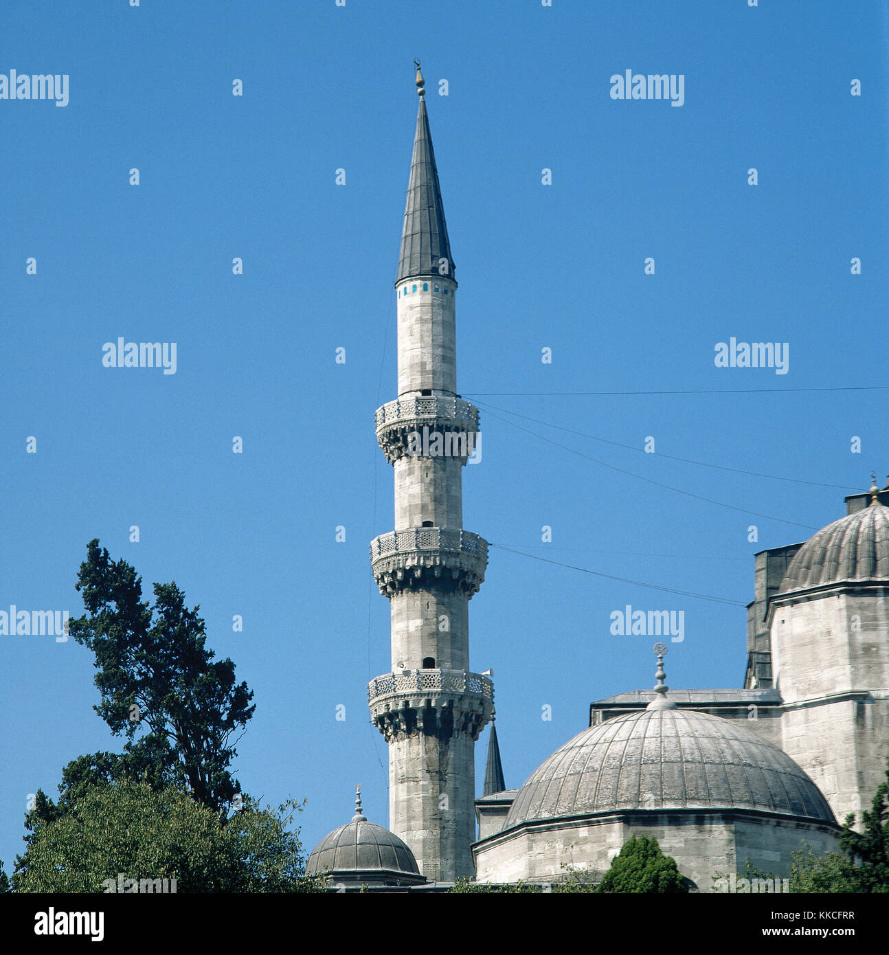 Turkey. Istanbul. Suleymaniye Mosque. Built by architect Mimar Siman in ...