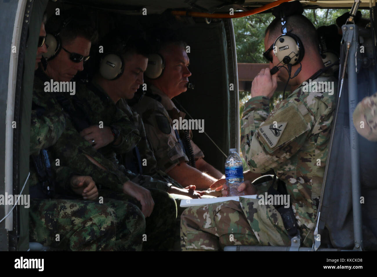 Capt. Ben Rogan, plans officer for 3rd Armored Brigade Combat Team, 1st ...