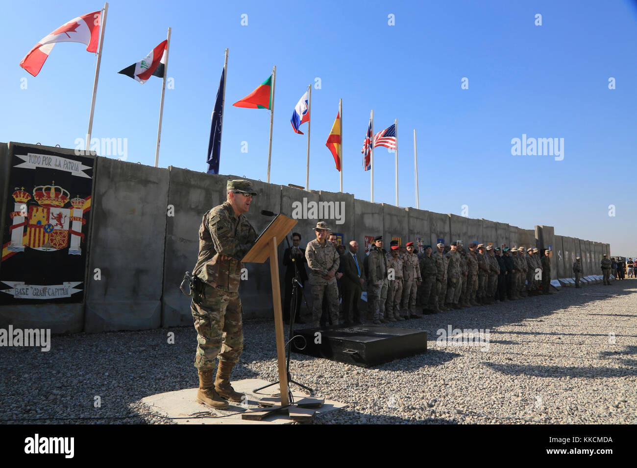 U.S. Army Maj. Gen. Robert P. White, commanding general of Combined