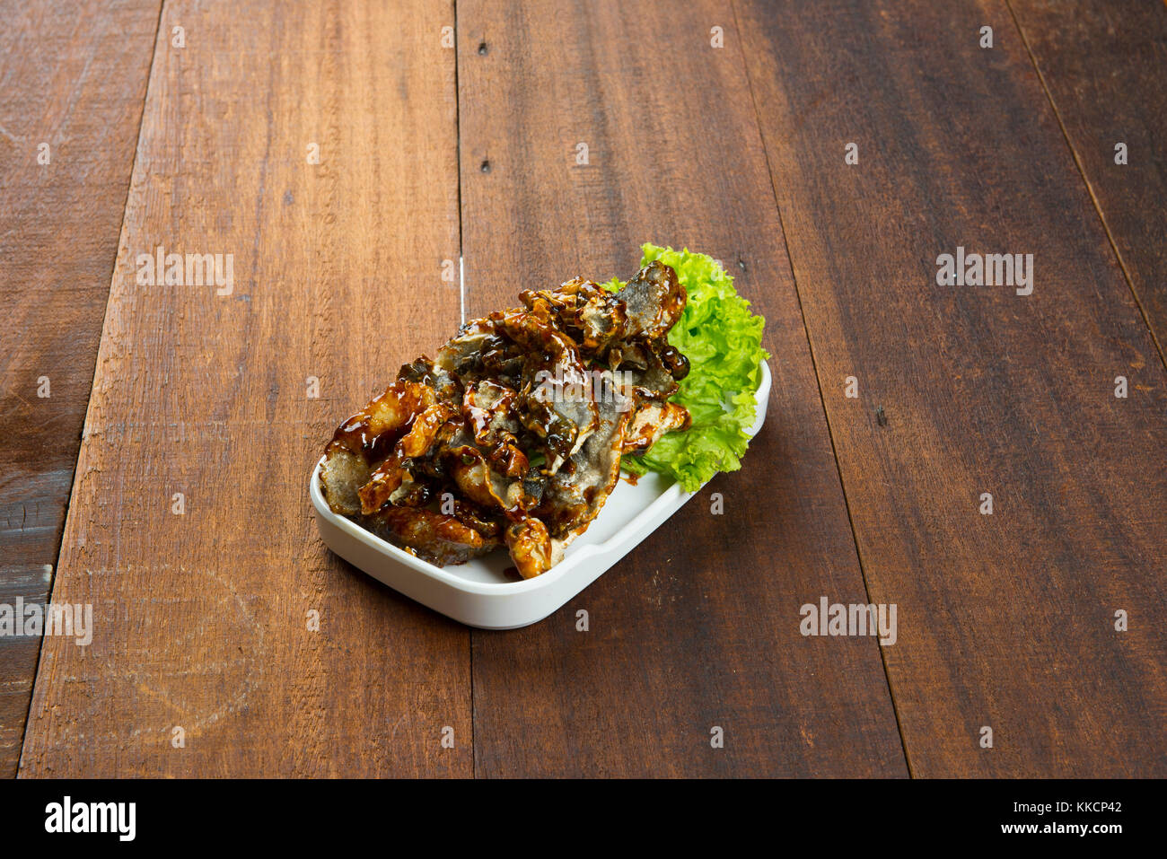 deep fried fish skin Stock Photo Alamy