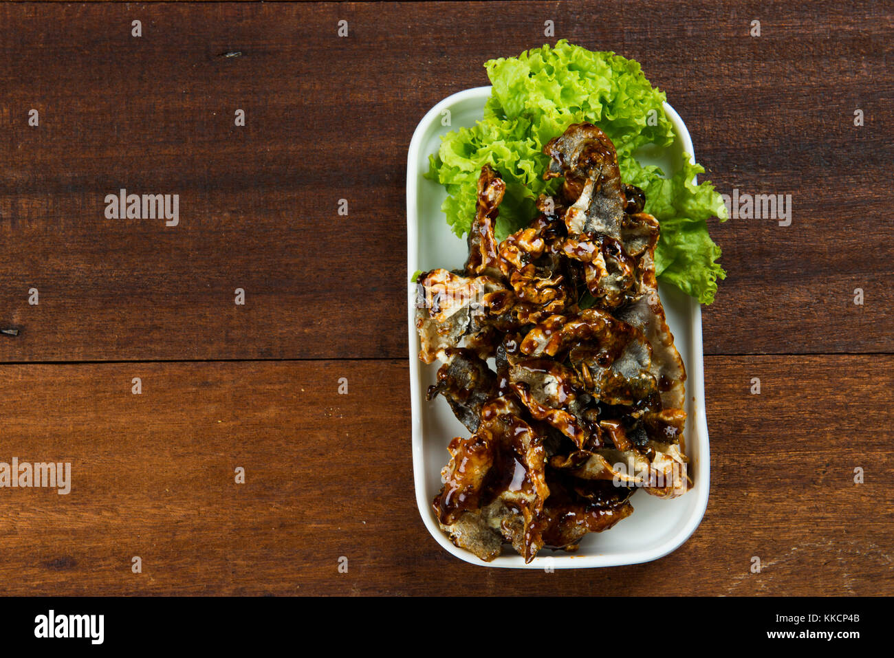 deep fried fish skin Stock Photo Alamy