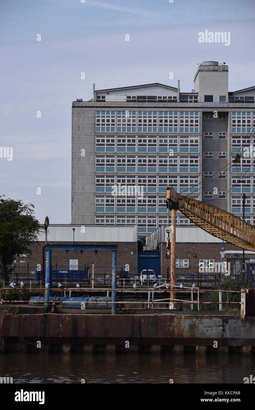 Hull College building at Queen's Gardens, Kingston upon Hull, UK viewed
