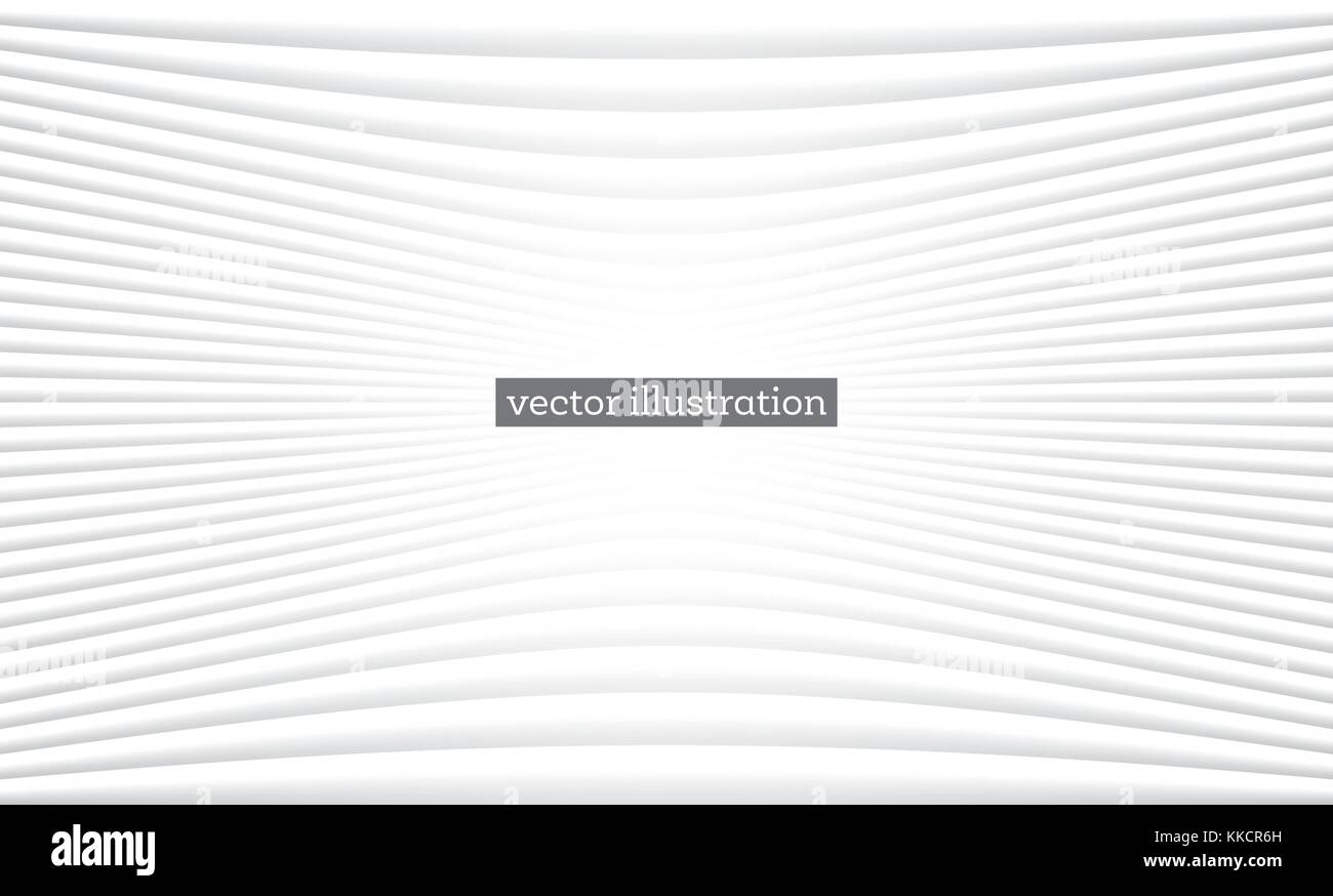 White Geometric Background with Lines. Vector Illustration Stock Vector