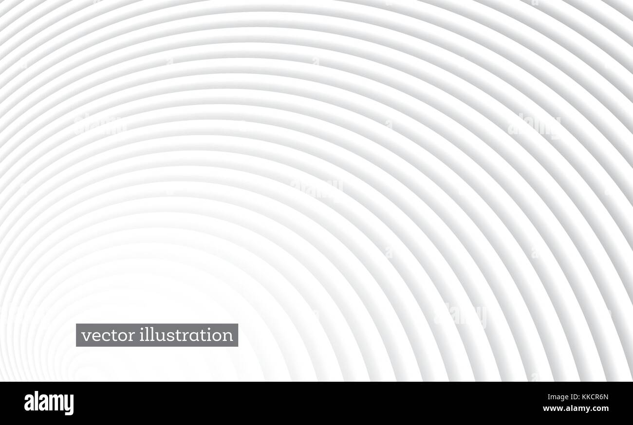 White Geometric Background with Lines. Vector Illustration Stock Vector