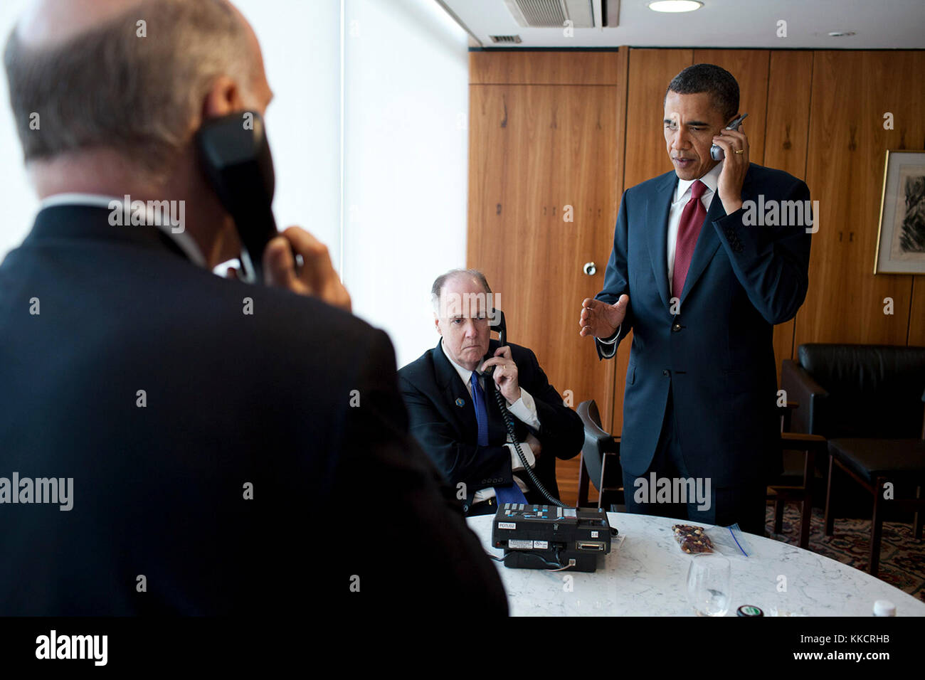 pics Barack Obama Phone Call alamy