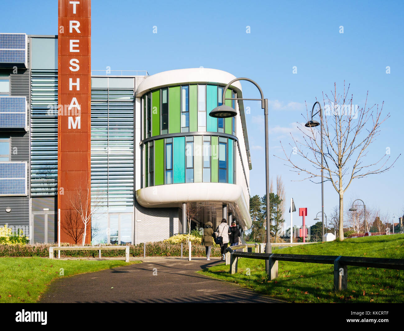 Tresham college, Corby, Northamptonshire, England. Stock Photo